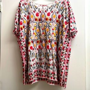 Johnny Was Boho Embroidered Tunic